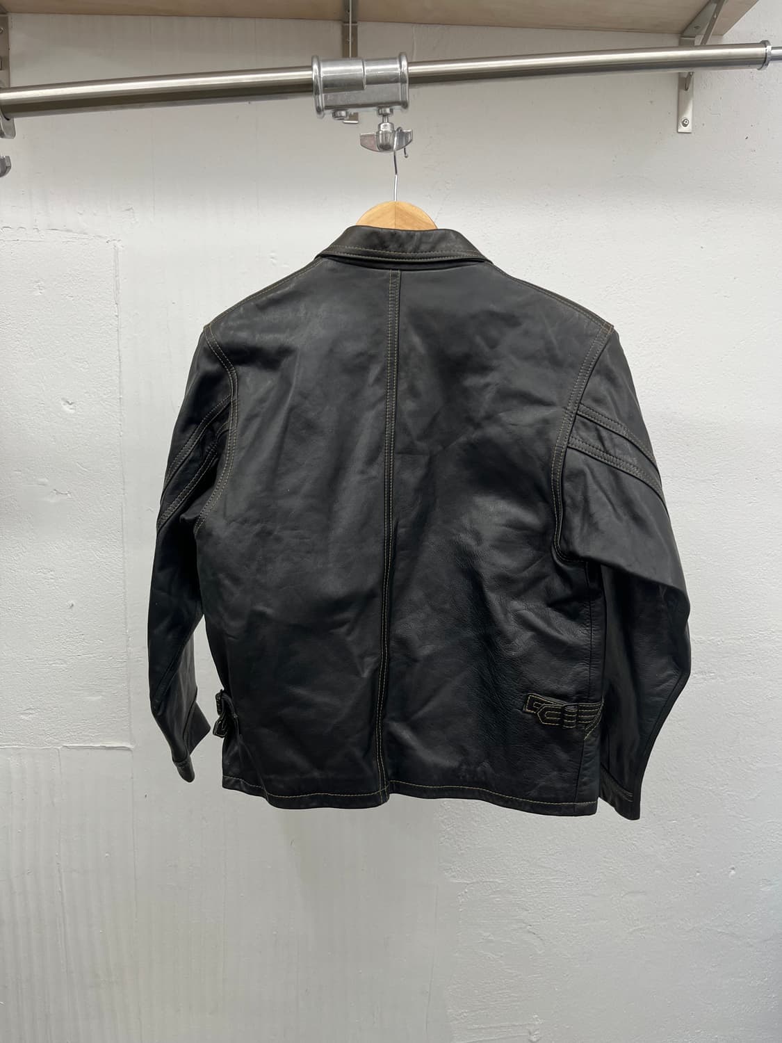 S) ITALY  GIORGIO ARMARNI LEATHER JACKET 상품이미지4