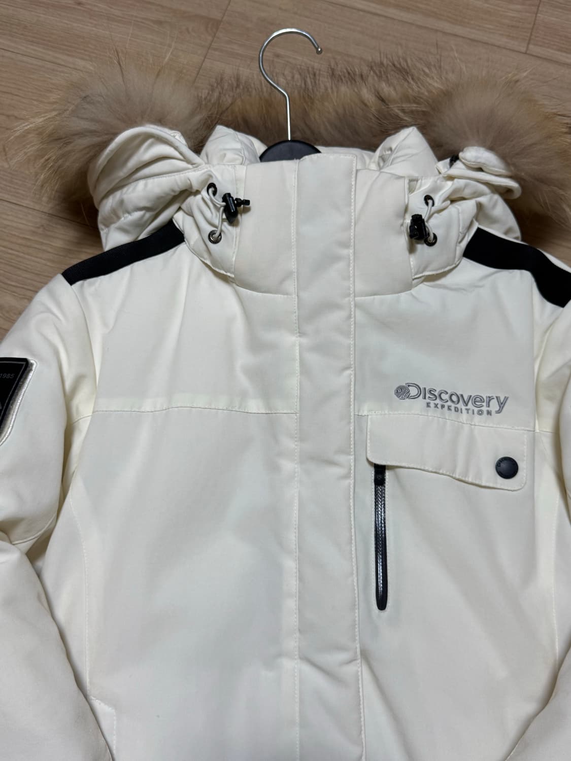디스커버리 구스다운 패딩 화이트 90 상품이미지1