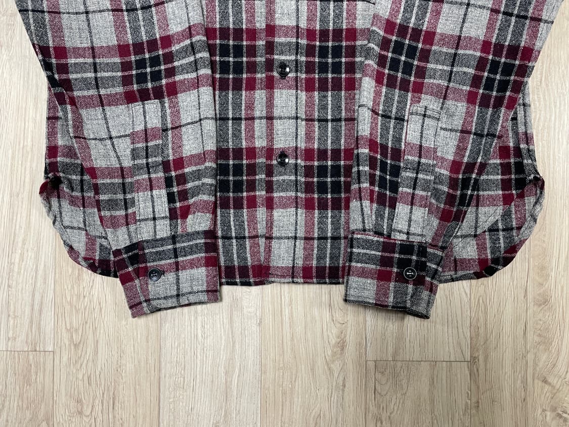 95) 70's 울리치 체크 울 워크셔츠(RRL&LVC&폴로) 상품이미지7