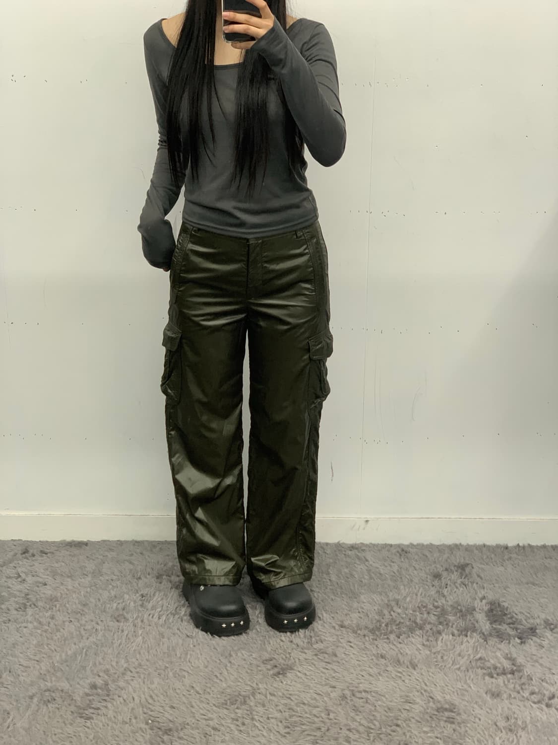 Intellection 나일론 팬츠 상품이미지1