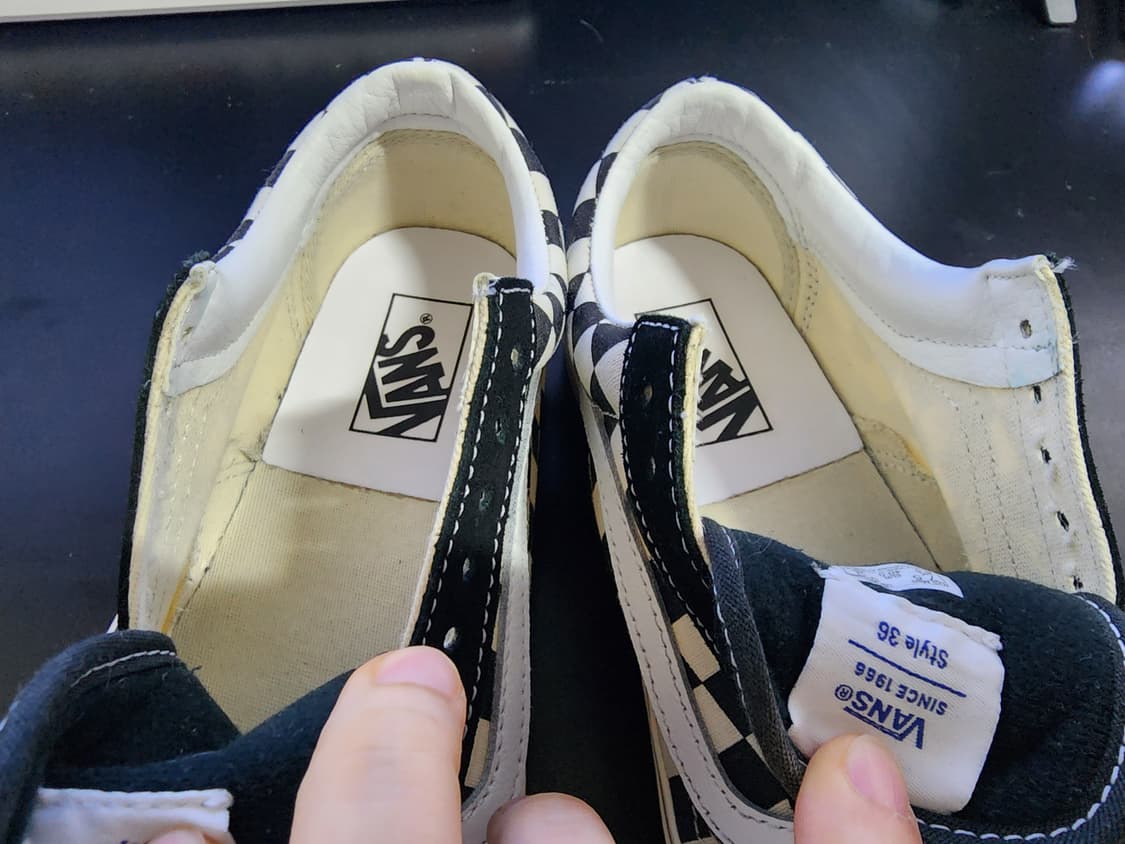 255 반스 올드스쿨 36 DX 에너하임 팩토리 블랙체크 상품이미지7