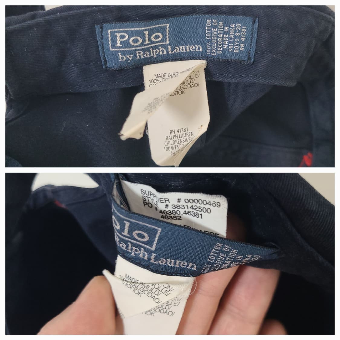 폴로 랄프로렌 빈티지 여자 여성 소두 볼캡 모자 상품이미지10