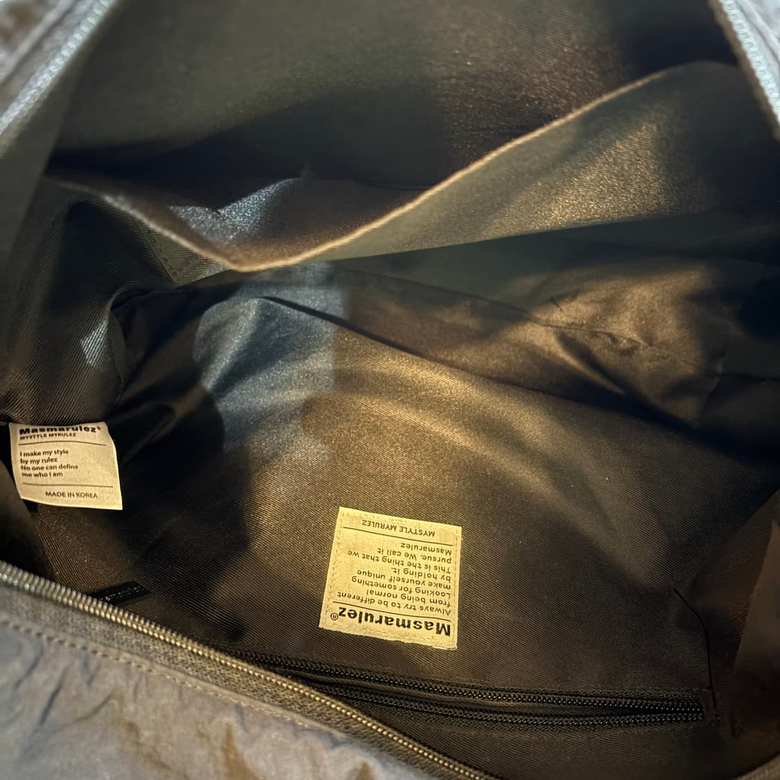 마스마룰즈 하프문 크로스백 블랙 상품이미지10