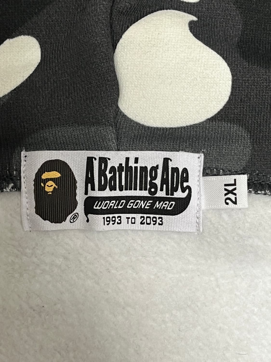 베이프 시티카모 샤크후드 블랙 xxl 상품이미지5