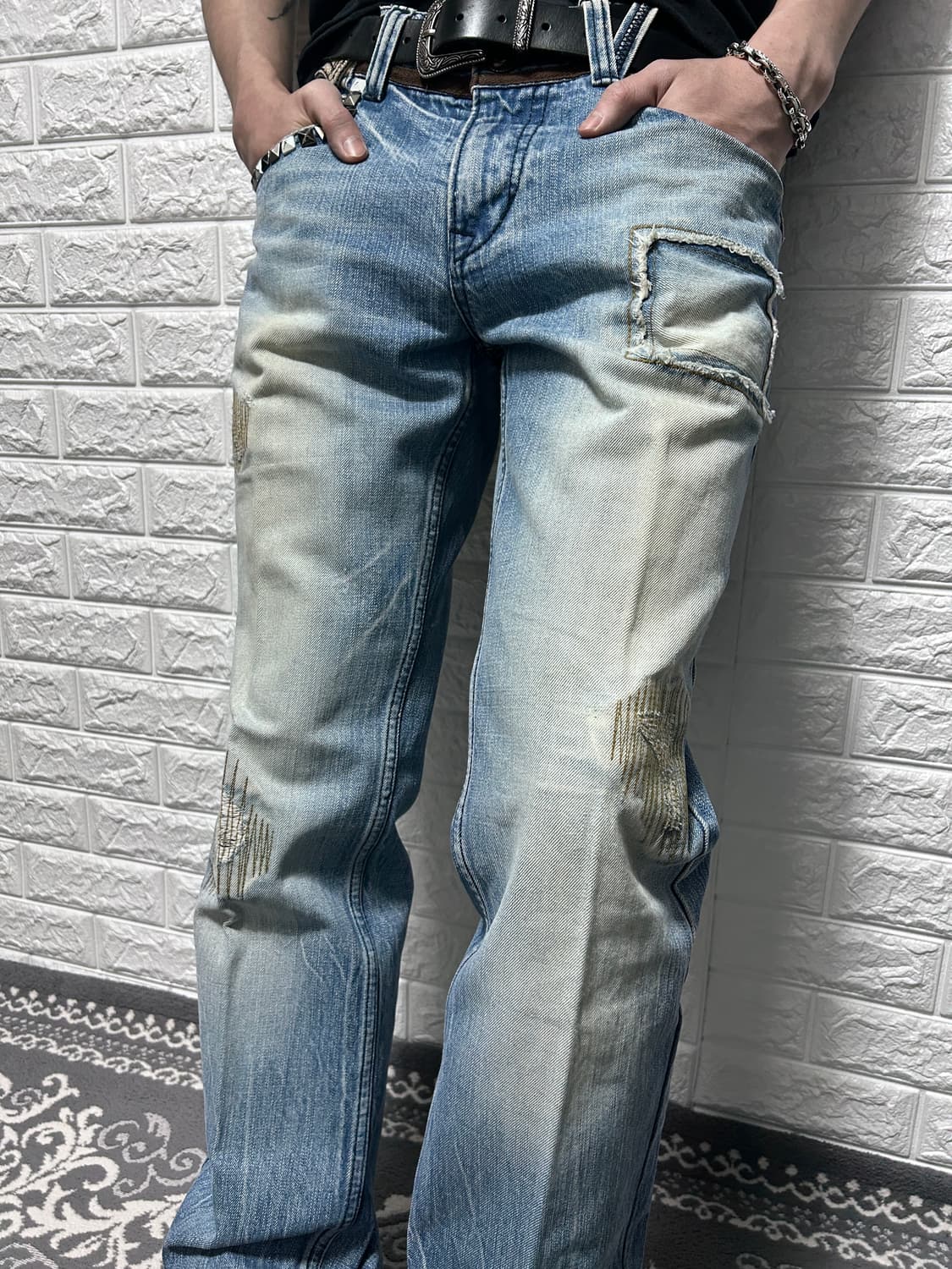 레드 페퍼 스펠 아웃 파이톤 패치 데님 상품이미지3