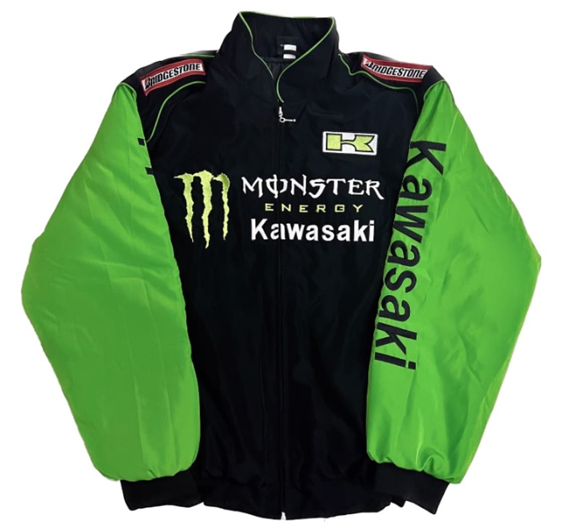 몬스터 레이싱 자켓 빈티지 올드스쿨 스트릿 바이크 점퍼 에프원 F1 상품이미지1