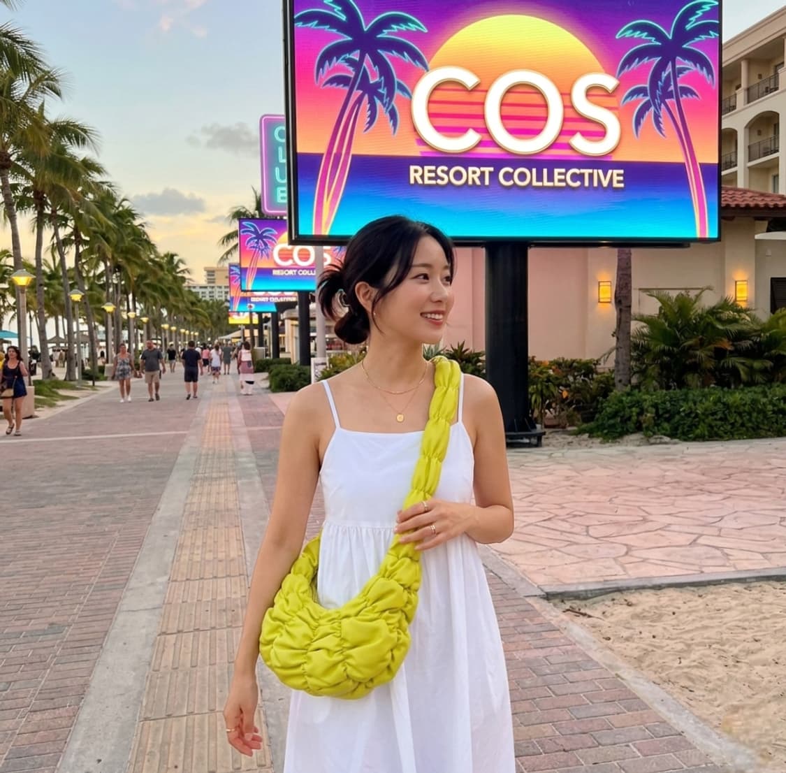 COS 옐로우 리플크로스 상품이미지1