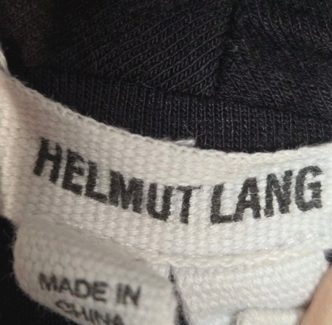 헬무트랭 사선 자켓 블랙 상품이미지3