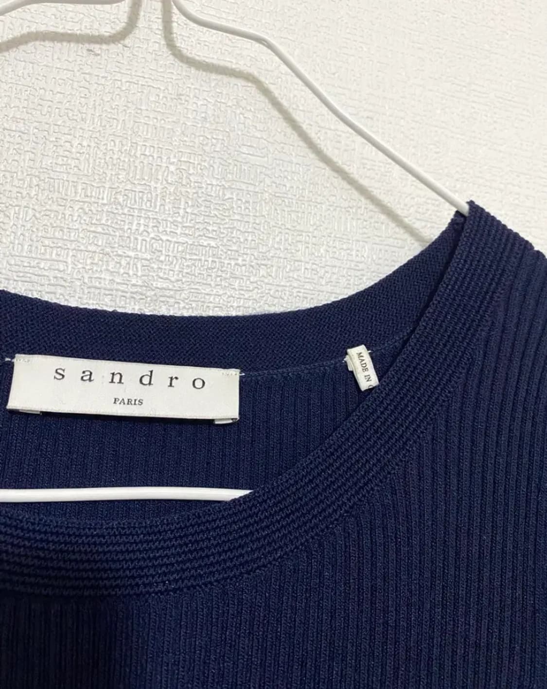 산드로 골지 니트 롱 원피스  상품이미지4