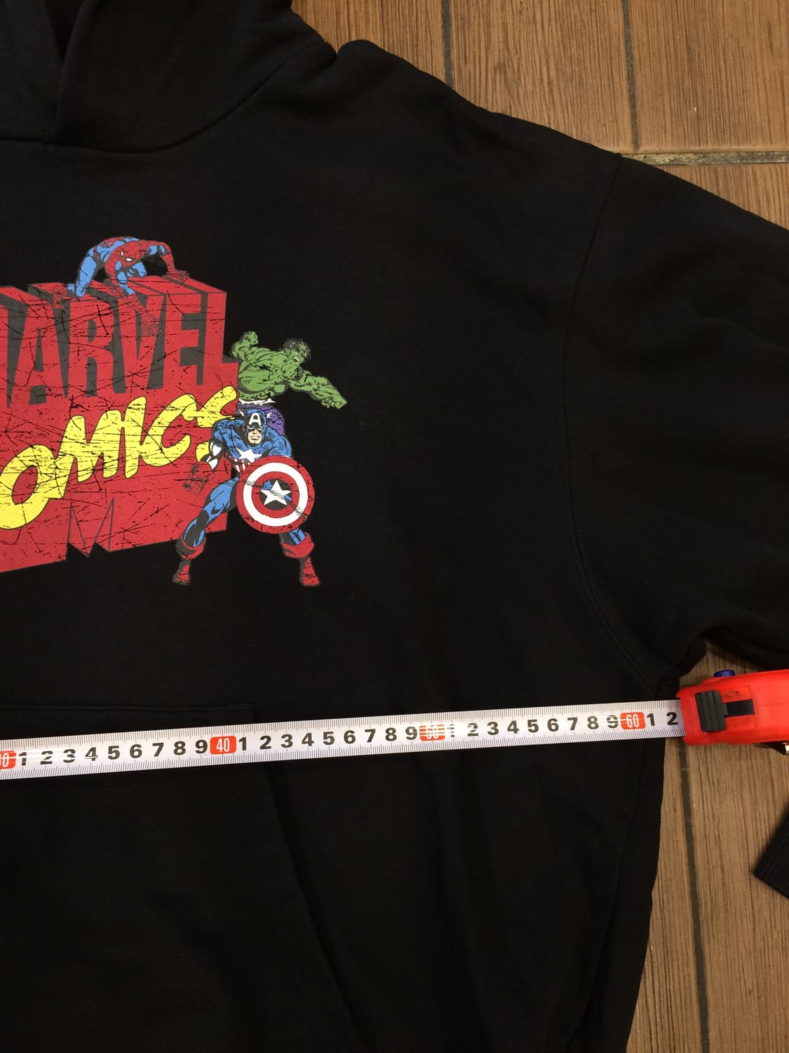 일본빈티지 Marvel 올드스쿨아메카지스트릿 헐크 아방핏 후드티셔츠 상품이미지3