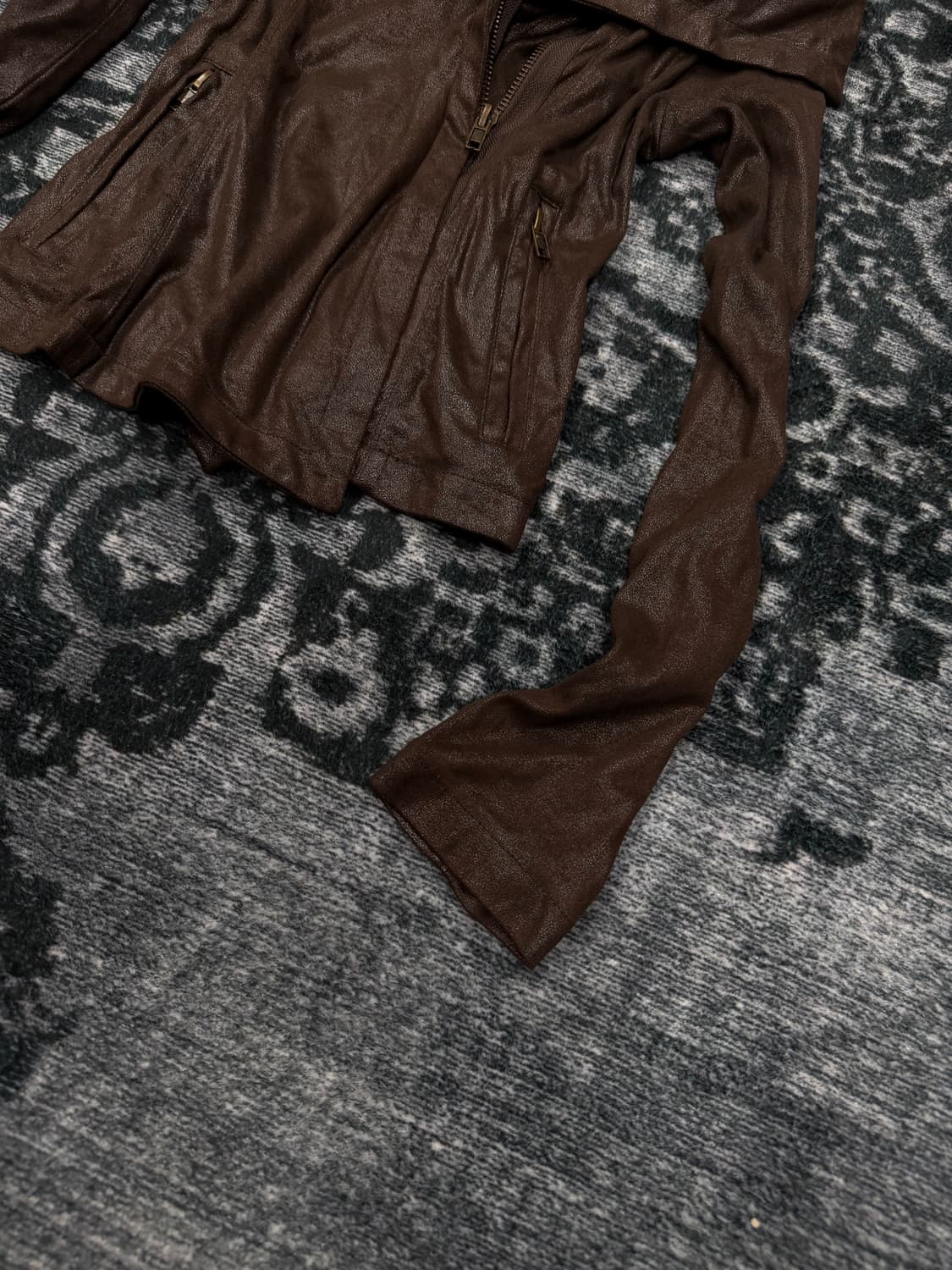 Spiral girl brown high neck draping jack 상품이미지6