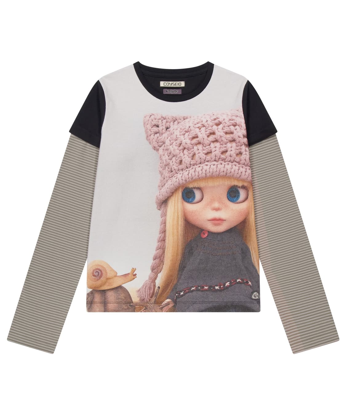 코이세이오 브라이스 돌 더블 롱슬리브 블랙 상품이미지1