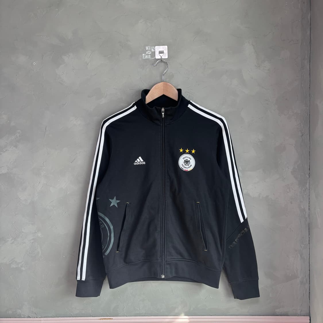 아디다스 독일 져지 트랙탑 블랙 상품이미지1