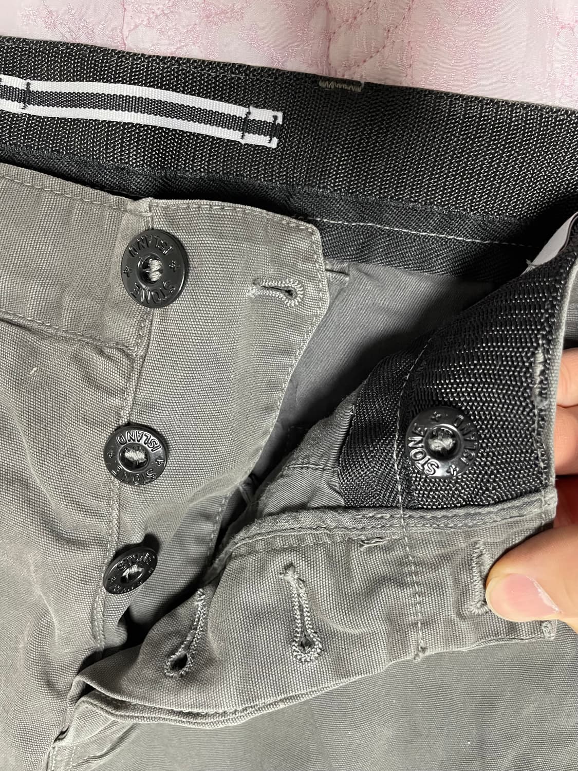 정품 새상품급 스톤아일랜드 카고바지 31-32 상품이미지5