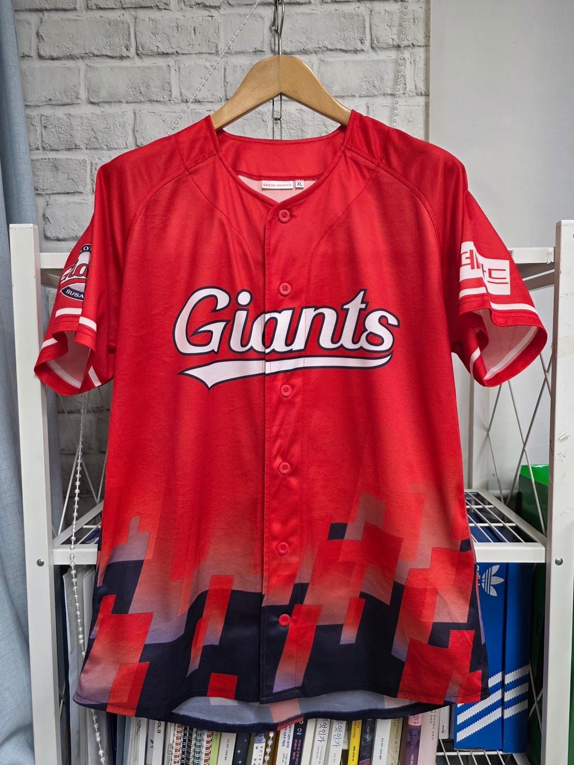 롯데 자이언츠 유니폼 105 XL 노마킹 동백유니폼 MN29 상품이미지1