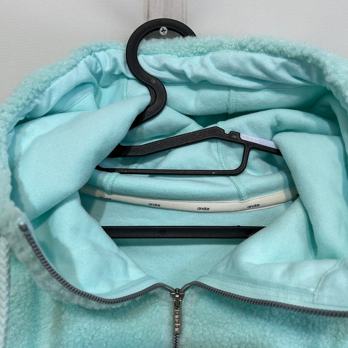 안다르 뽀글이 후리스 후드티 4  상품이미지2