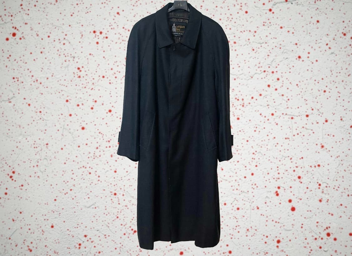 London Fog 90's 런던포그 순모 체크 나그랑코트 상품이미지4