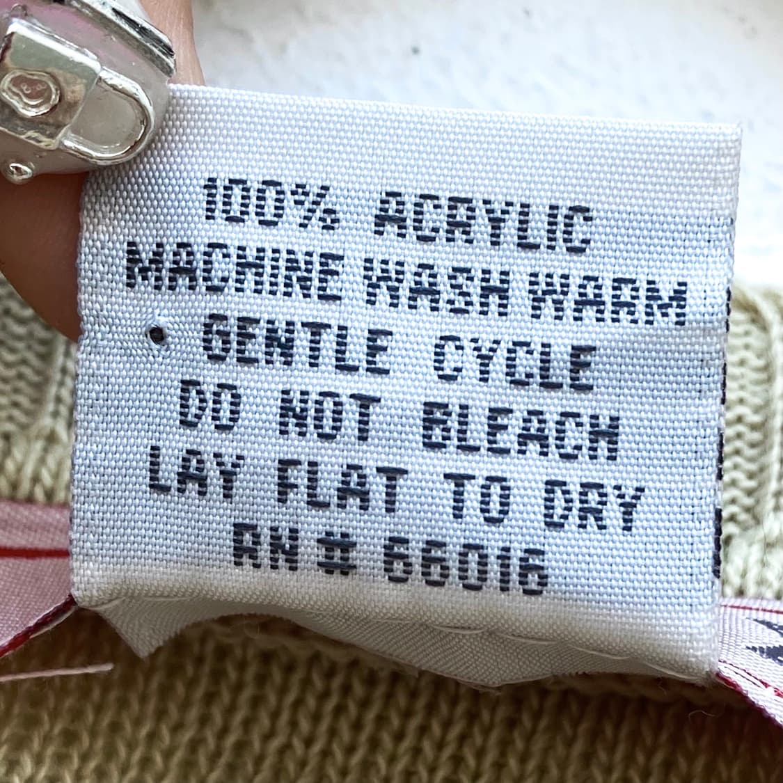 아비렉스 스펠아웃 오버사이즈 투톤 아크릴 니트 베스트 상품이미지9