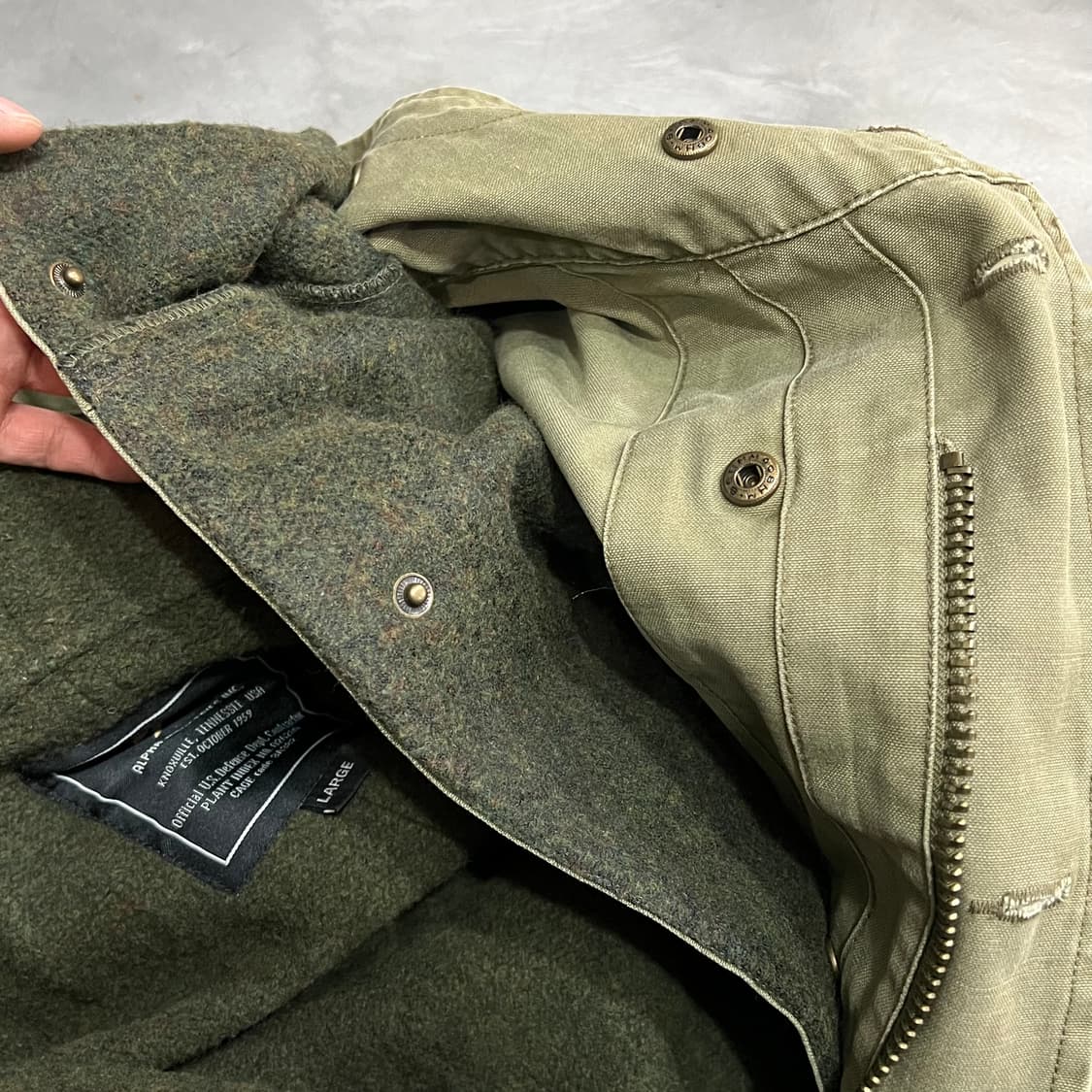  알파인더스트리 m-47 자켓 y14778 상품이미지6