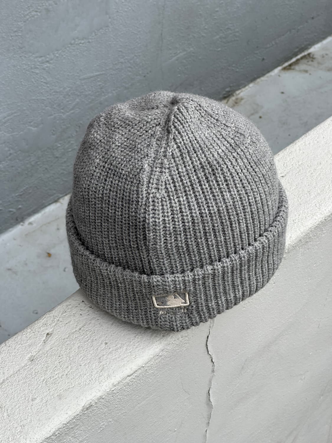 [F] MLB 엠엘비 보스턴 로고 그레이 비니 모자 상품이미지4