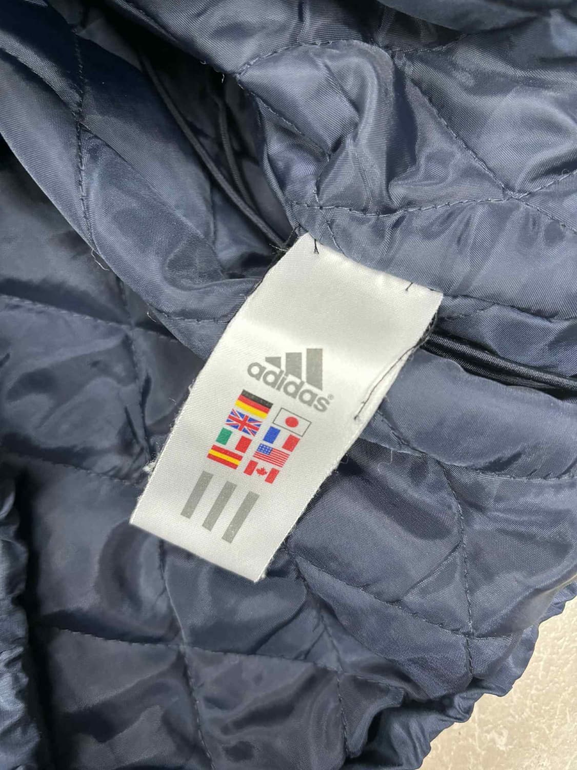 아디다스 수원삼성 올드 유니폼 패디드 자켓 경량 후드 패딩(100) 상품이미지4