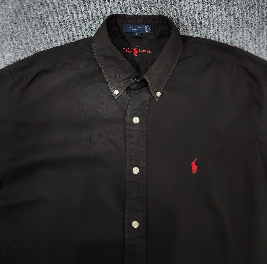 폴로 랄프로렌 빈티지 90s 더 블레어 버튼 다운 셔츠 L 상품이미지3