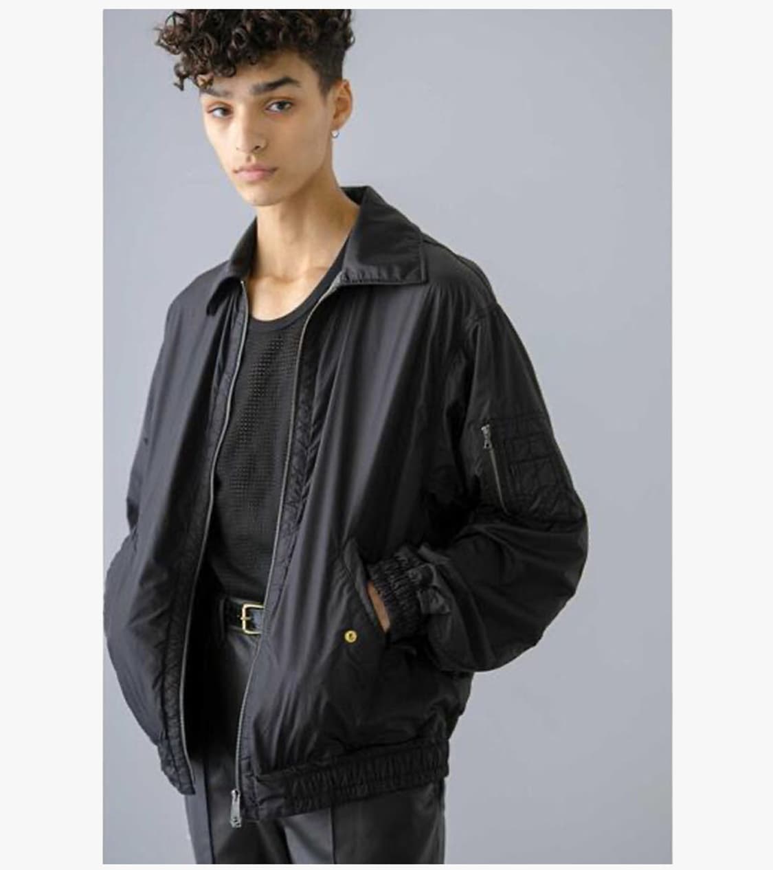 MONKEY TIME - NYLON BONDING MA-1 상품이미지2