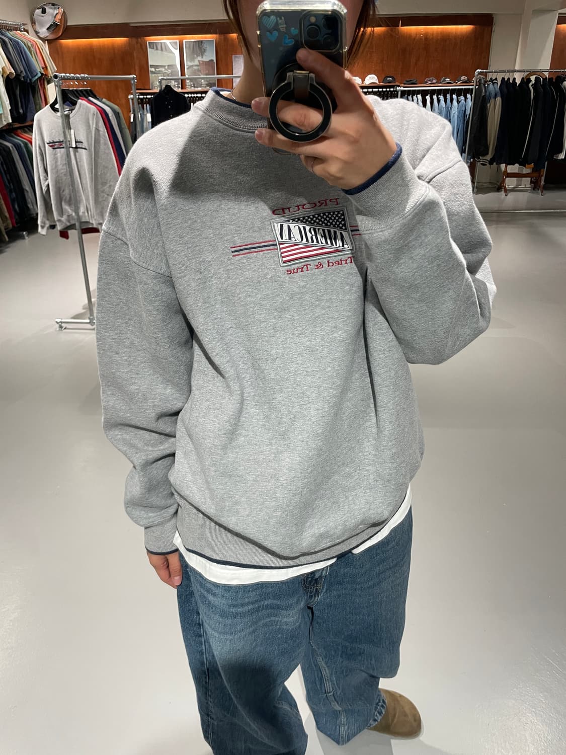 Vintage American sweat shirt   상품이미지3