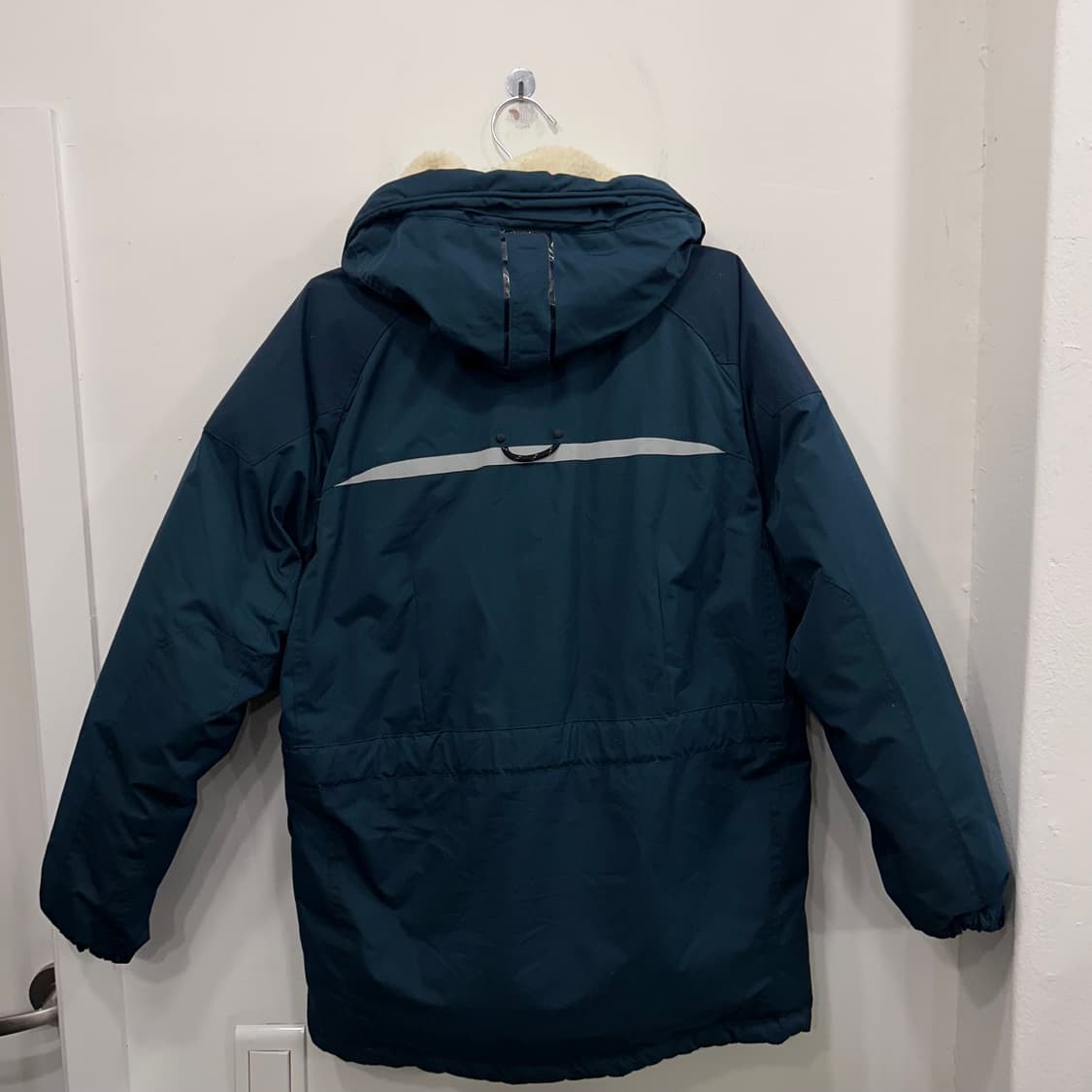 뉴발란스 덕다운 무광 벨티드 후드 패딩 자켓 상품이미지5