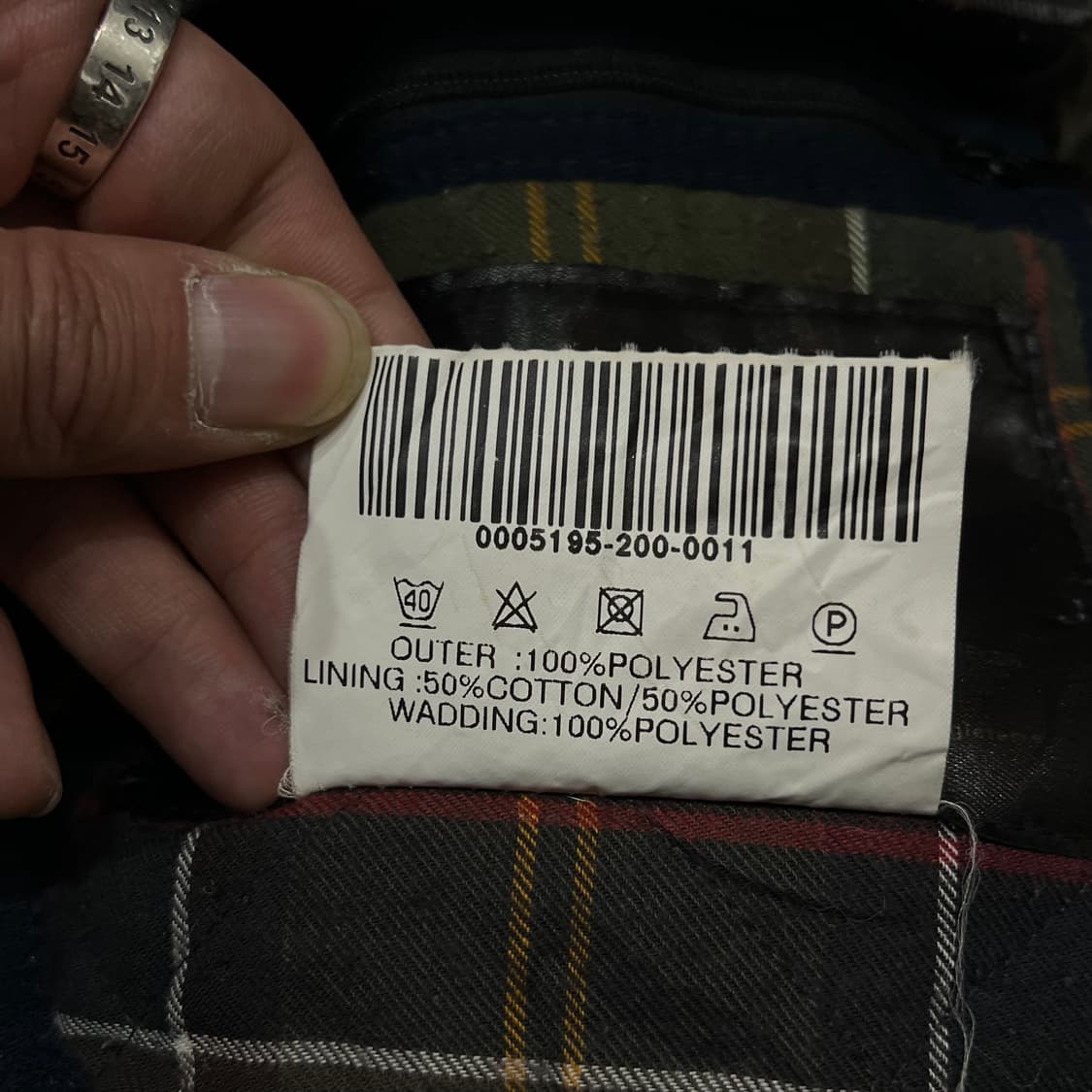  바버 코듀로이 카라 퀼티드 자켓 y14595 상품이미지7