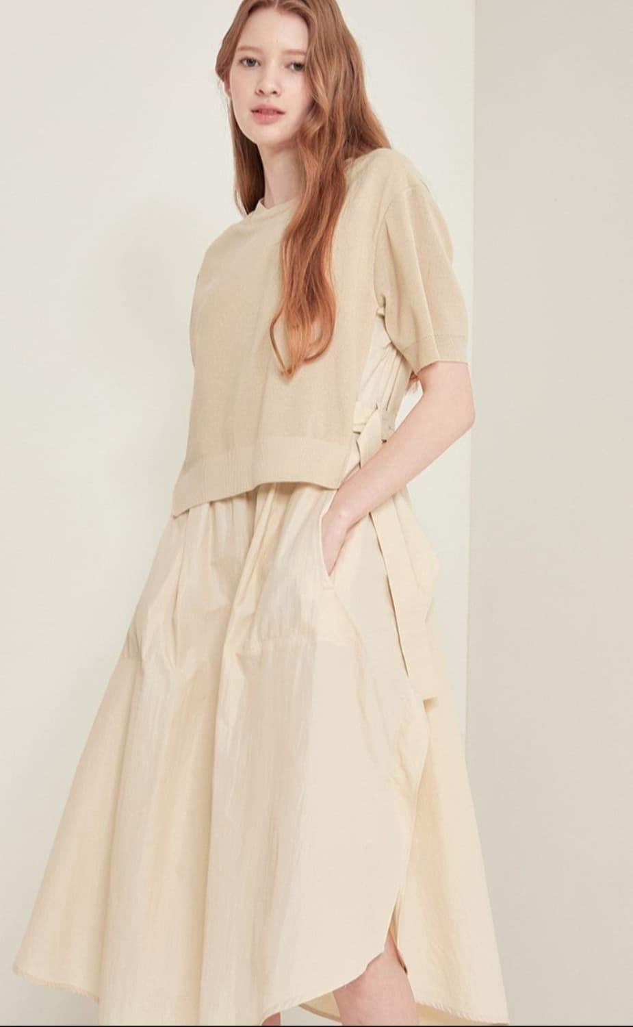 SJSJ 니트블록 원피스 44사이즈 상품이미지6