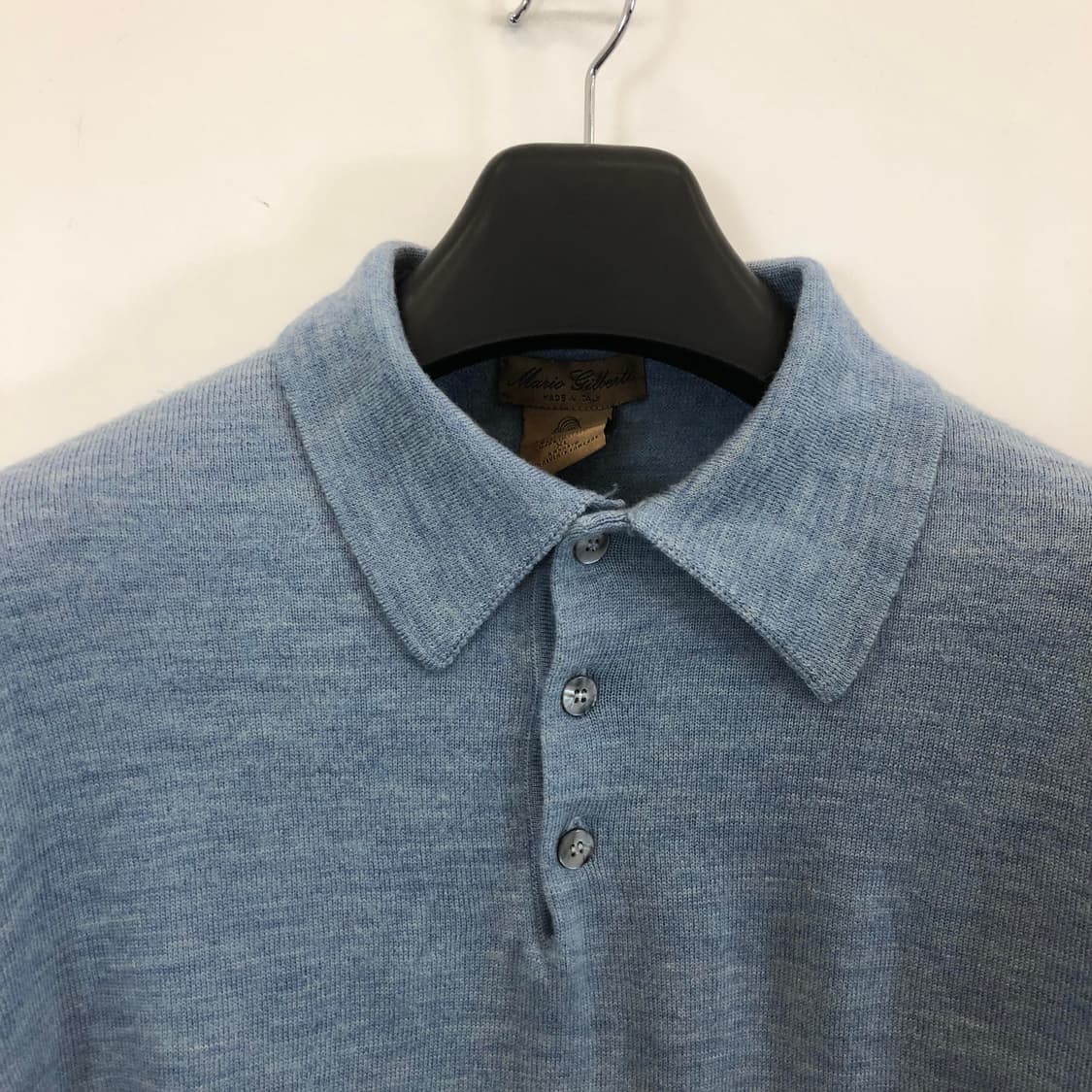 Mario Gilberti 이태리 퓨어울 니트카라티 XL 상품이미지3