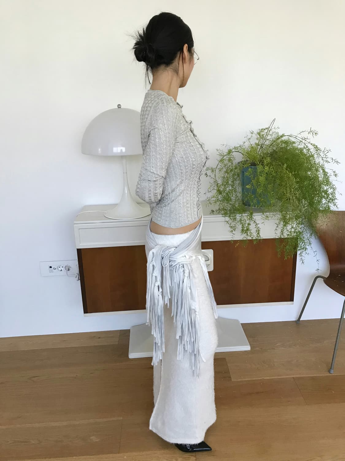  vintage tassel scarf 상품이미지3