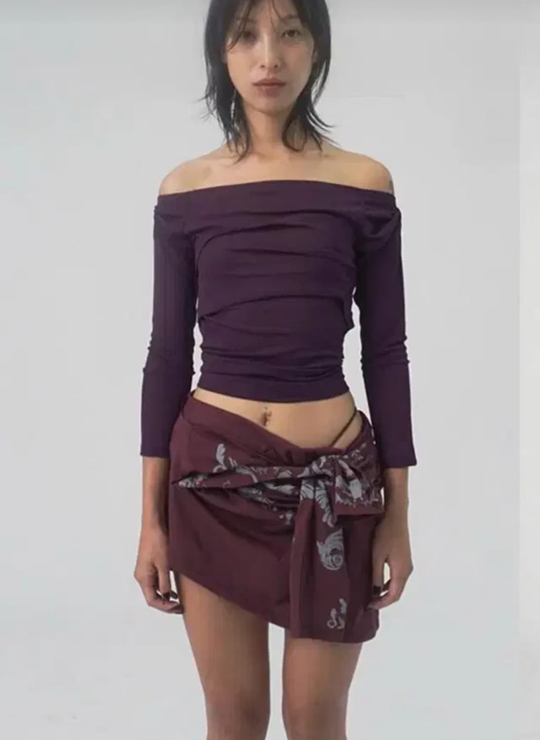 lalameemee drape top 드레이프탑 상품이미지1