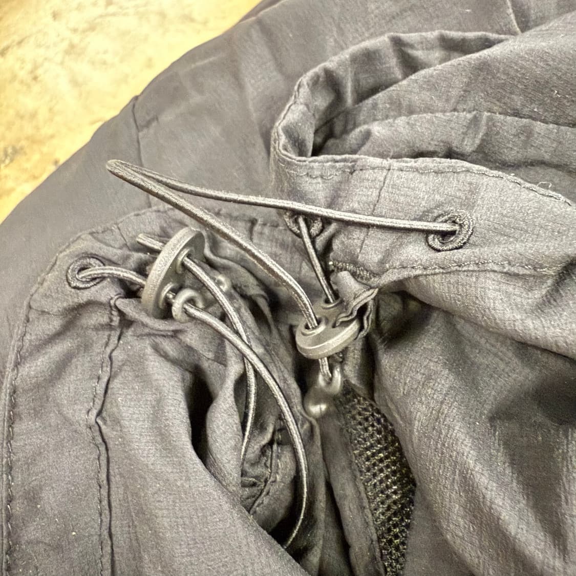 [정품/M] 노스페이스 블랙 후드 바람막이 자켓 b17 상품이미지8