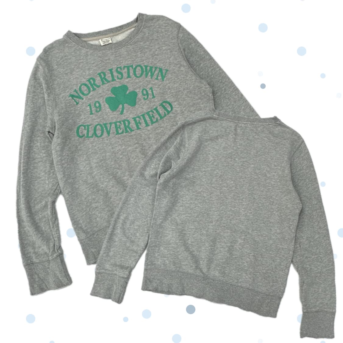 재팬 빈티지 네잎클로버 챔피온 프린팅 맨투맨 그런지 아메카지  상품이미지1