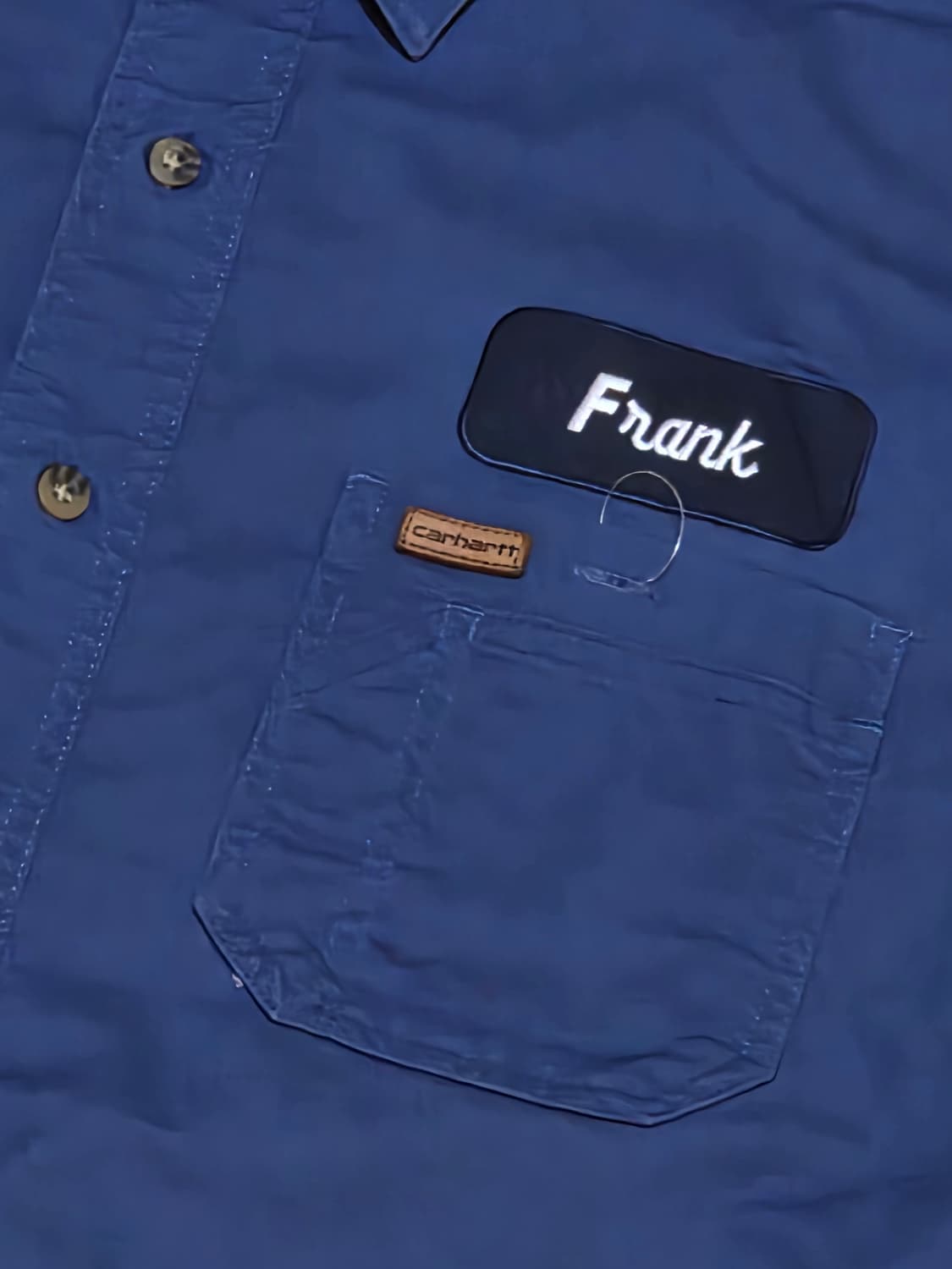 Carhartt 칼하트 애쉬블루 포켓반팔셔츠 상품이미지2