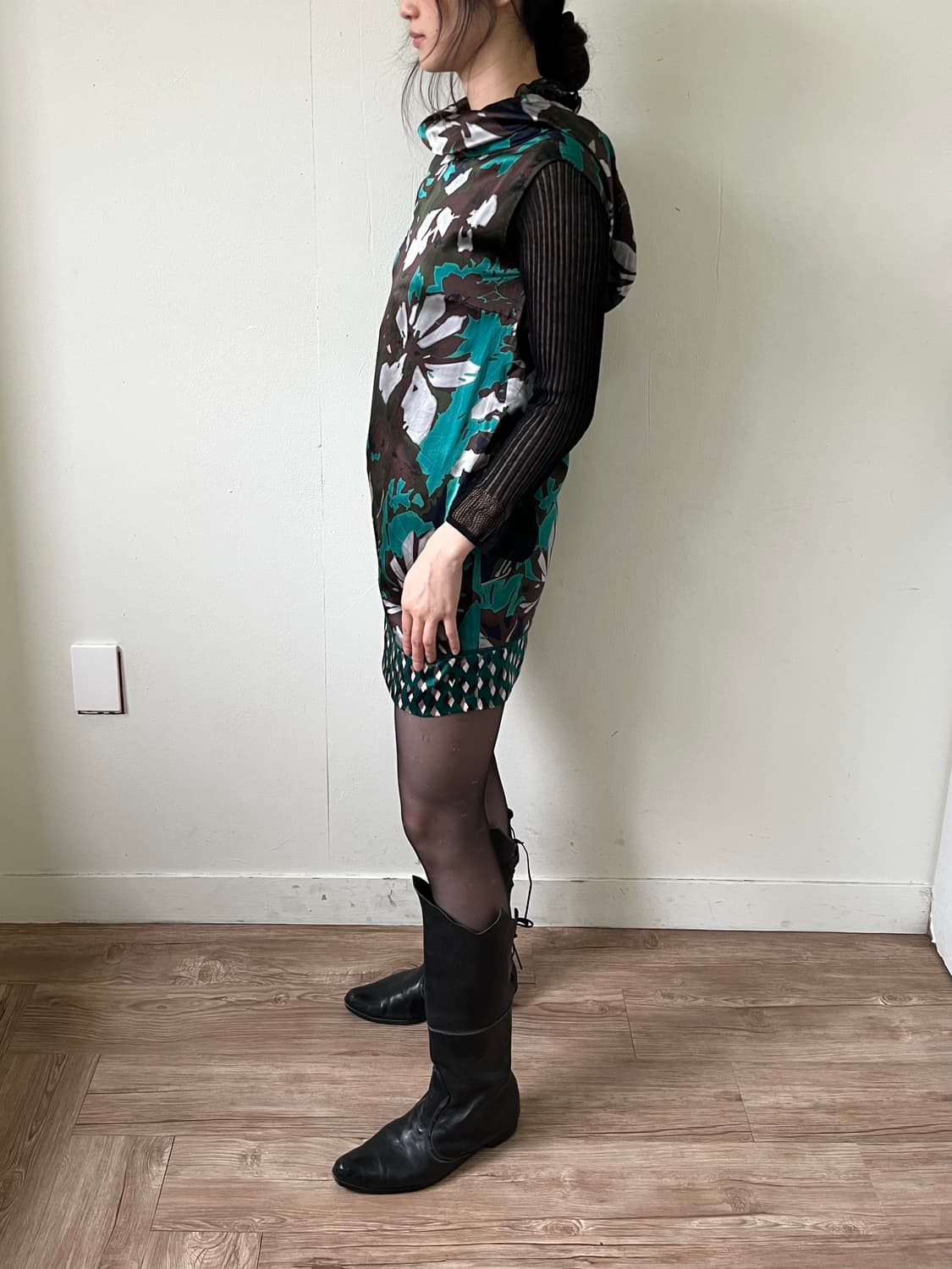 MISSONI 밀리터리 플라워 원피스 상품이미지9