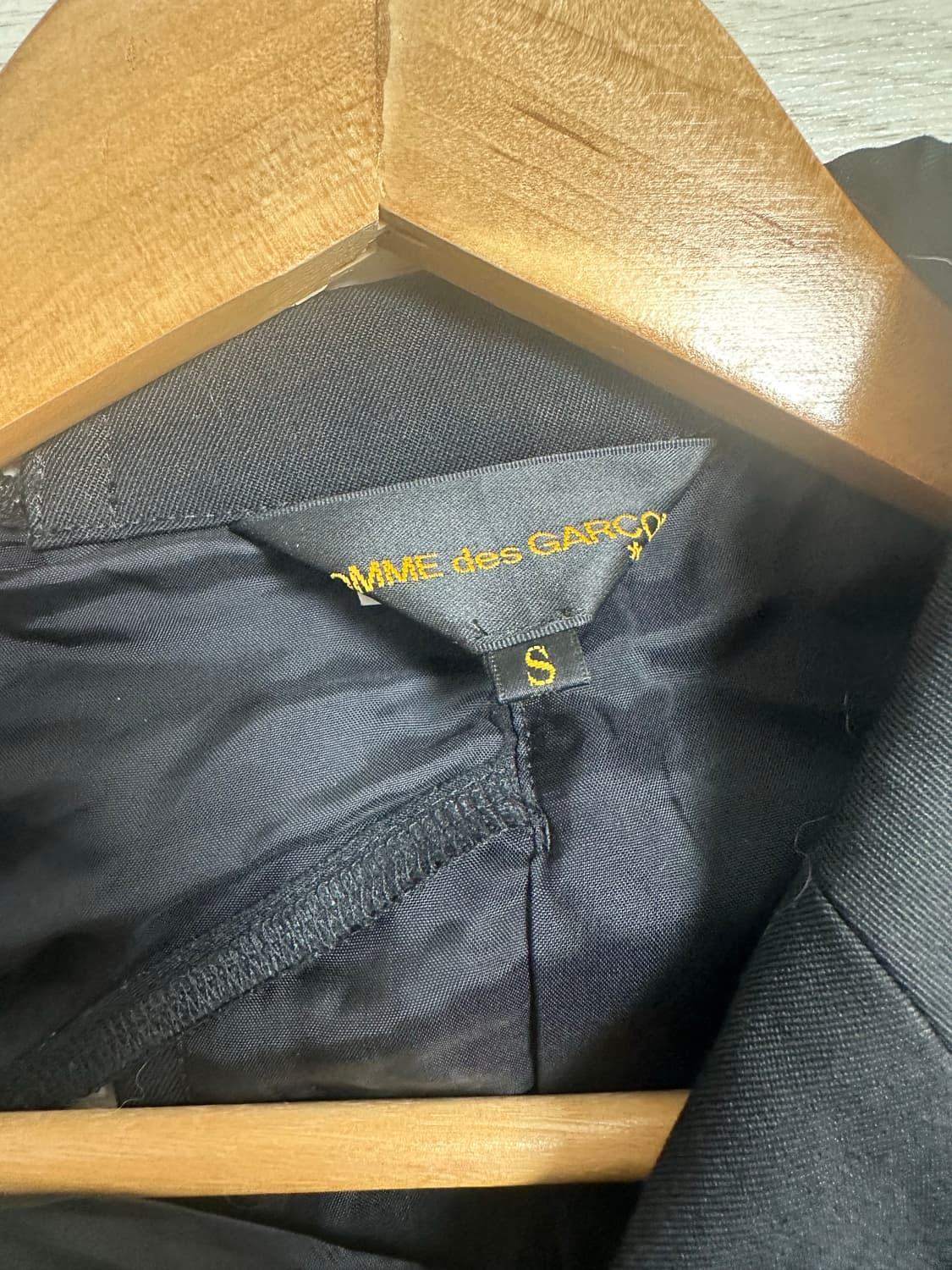 Comme des garcons 꼼데가르송 비대칭 테일러드 자켓 상품이미지5