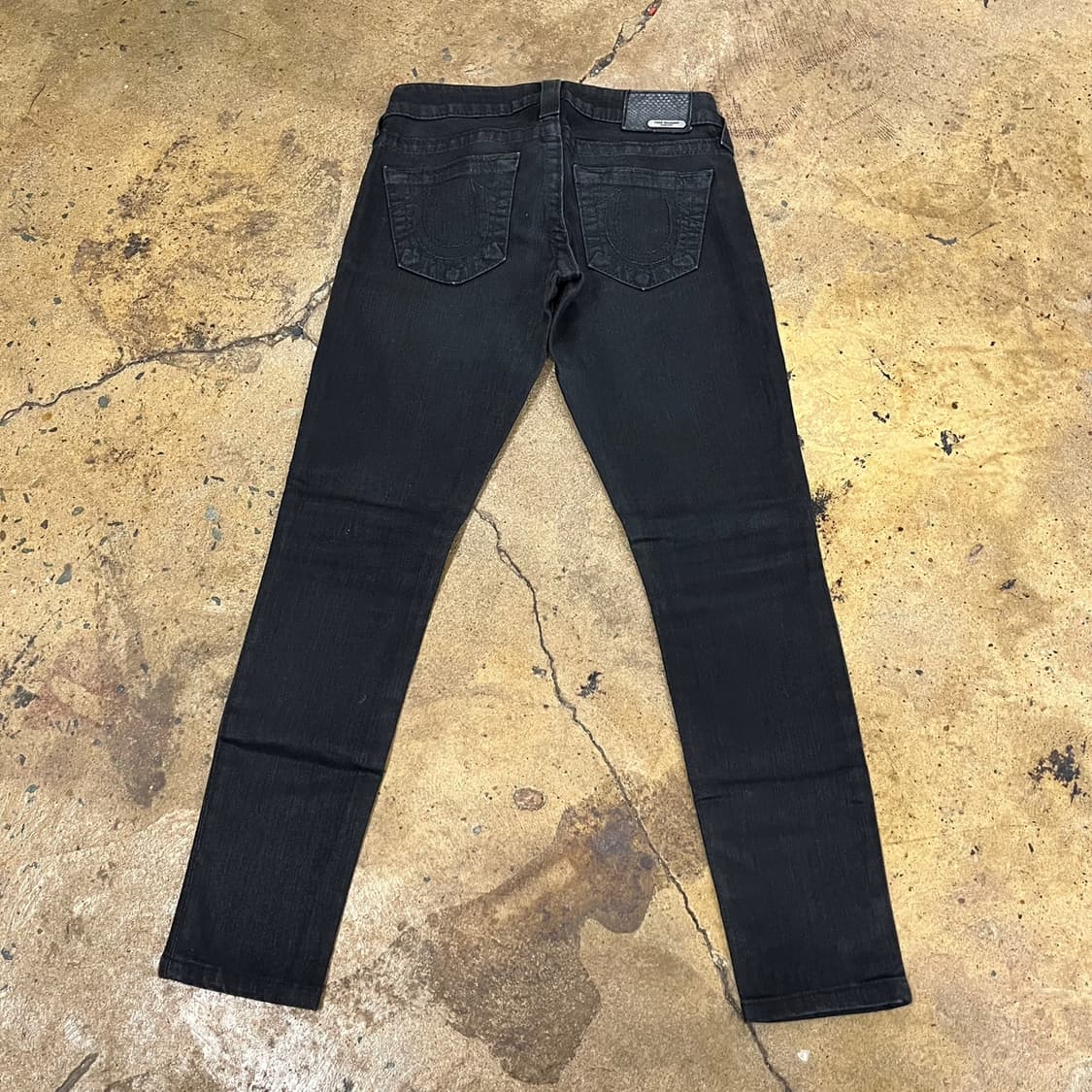 [정품/25] 트루릴리젼 블랙 데님 바지 b18 상품이미지3