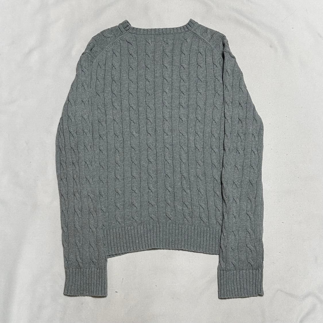 L 폴로랄프로렌 그레이 케이블 니트 상품이미지3