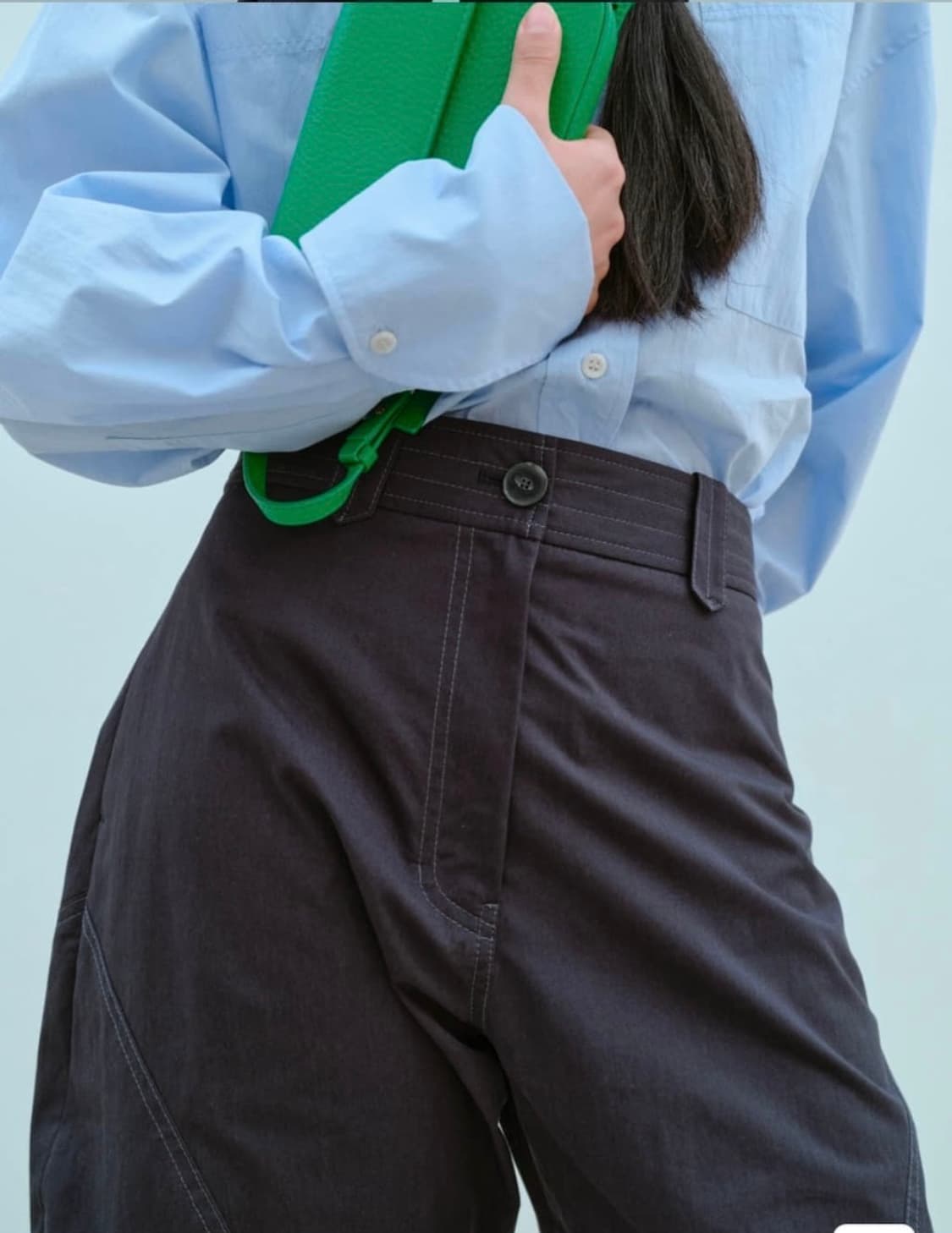 ethos curve trousers 에토스 커브 팬츠 (네이비) 상품이미지5