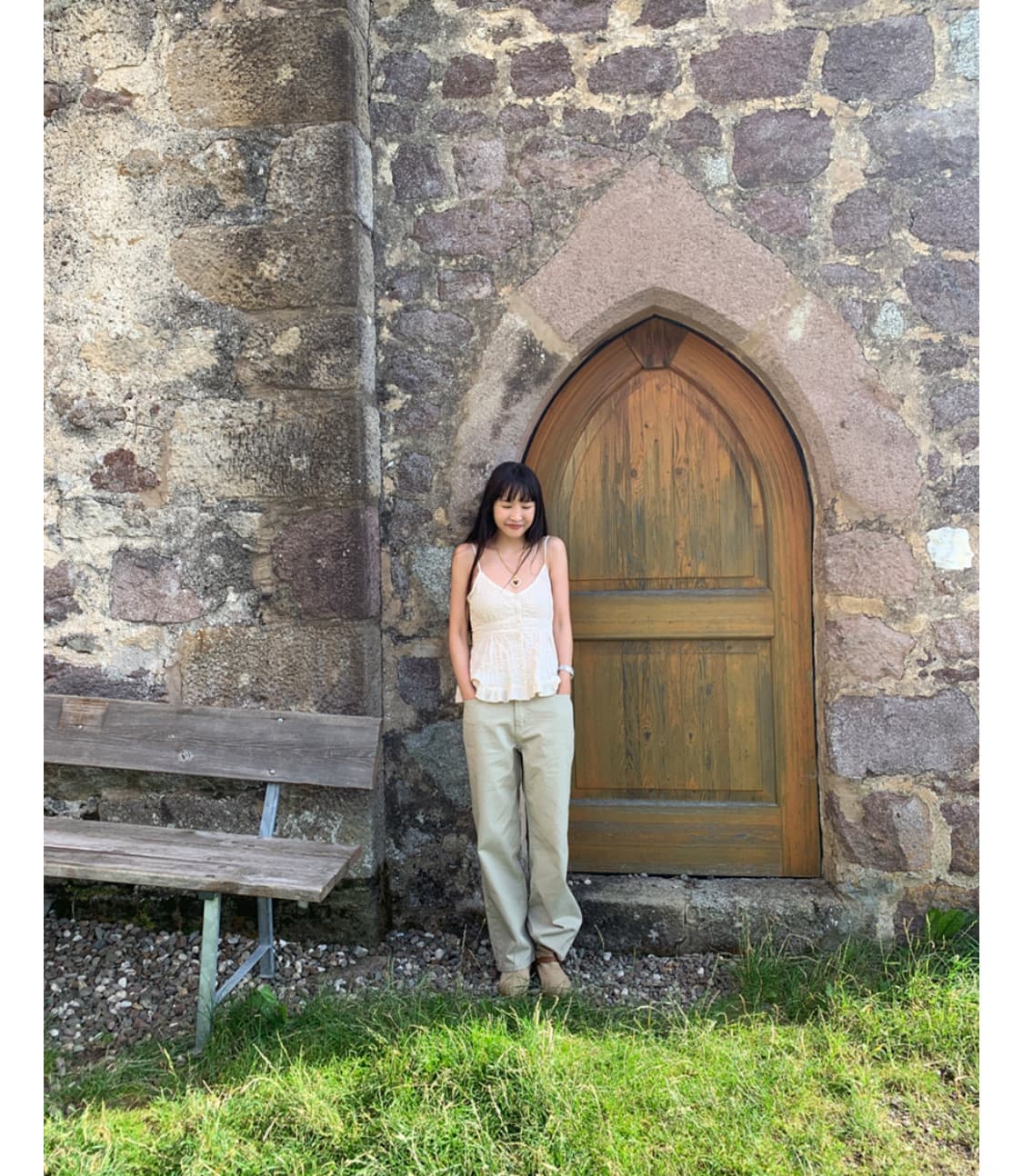 메이비베이비 슬리브리스 탑-라잇 베이지 상품이미지4