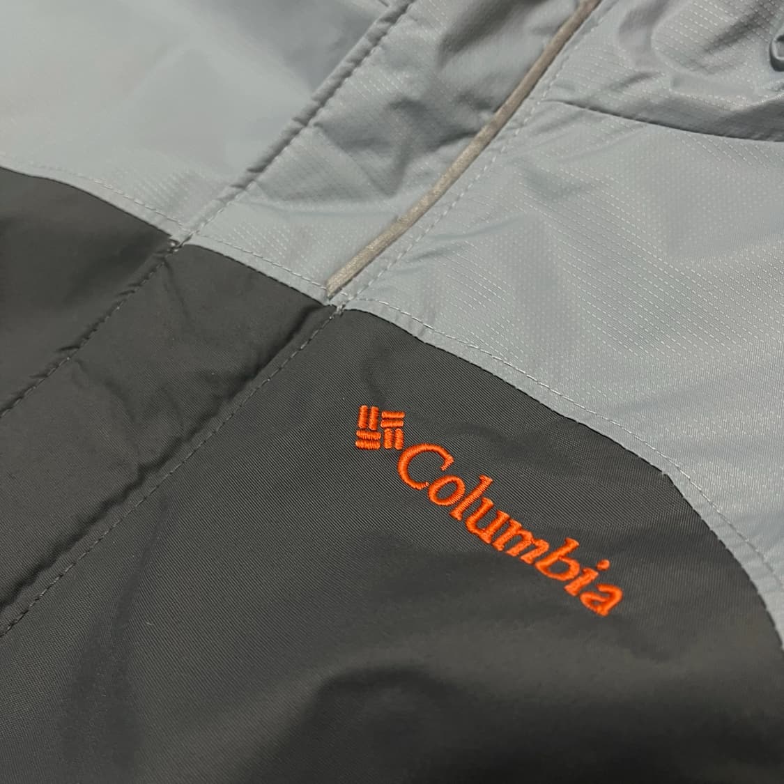 컬럼비아 키즈 배색 후드 바람막이 점퍼 [그레이] L/14-16 상품이미지5