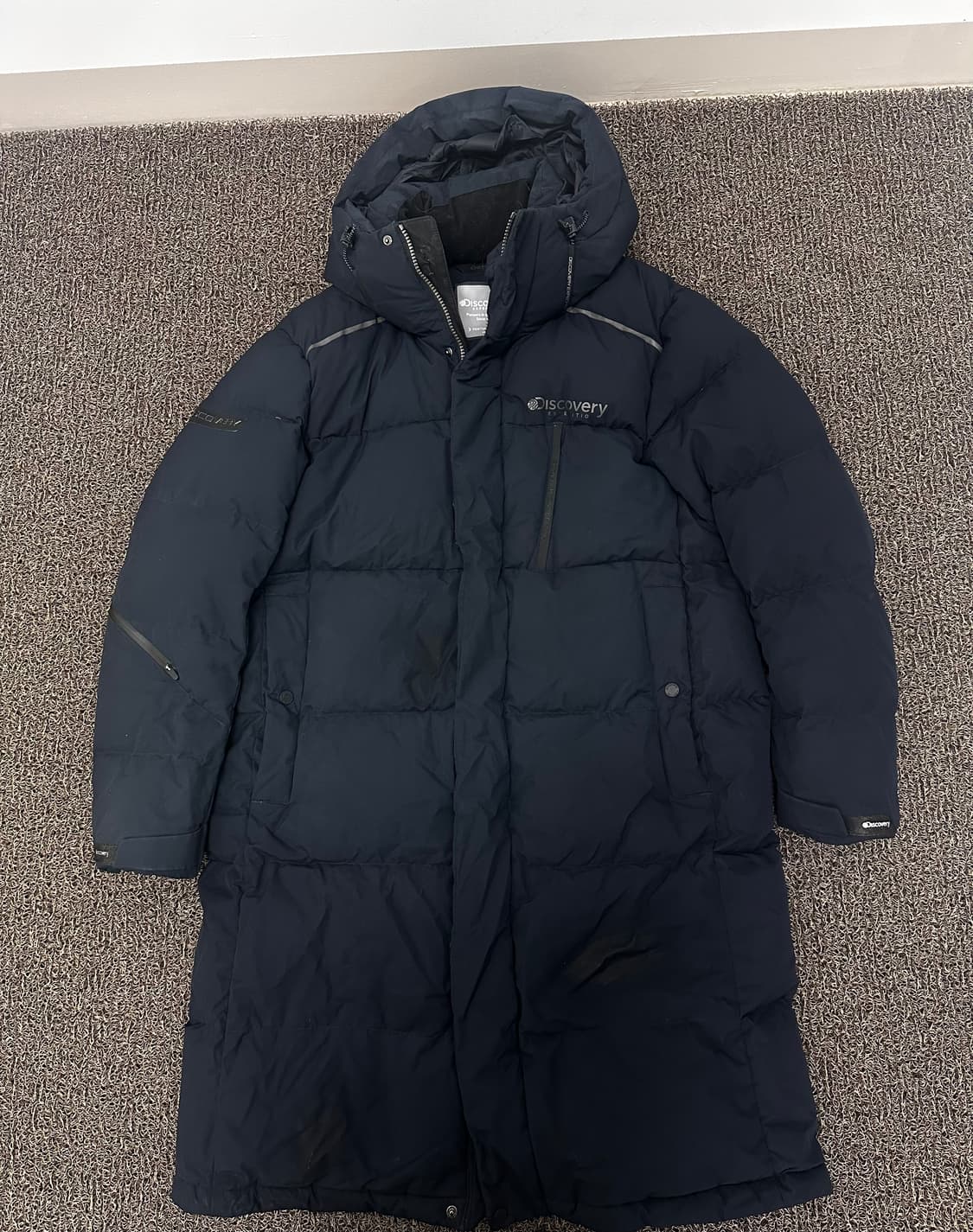 디스커버리 레스터 벤치파카 덕다운 롱패딩 100(L) 상품이미지1