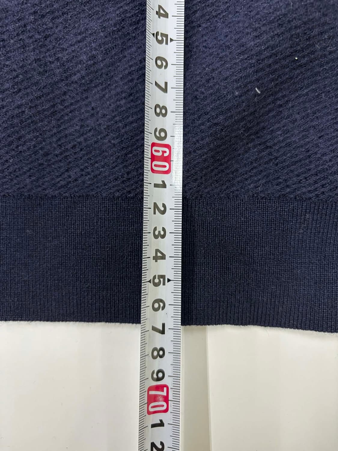 라코스테 네이비 울 100% 크루넥 니트 상품이미지6