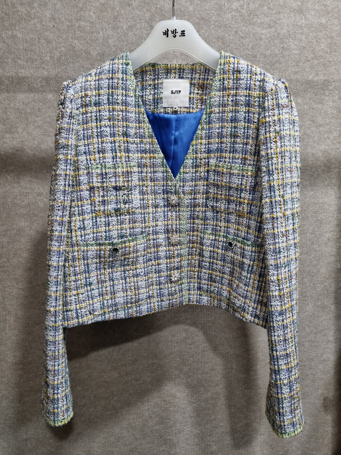 여성 66size SJYP 트위드 자켓 상품이미지1