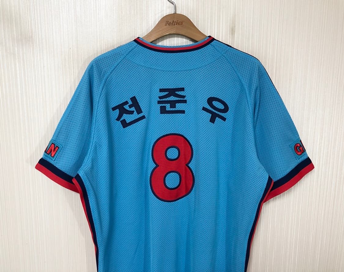 KBO 카멜레온어센틱 롯데자이언츠 챔피언 원정유니폼 110 #8 전준우 상품이미지9