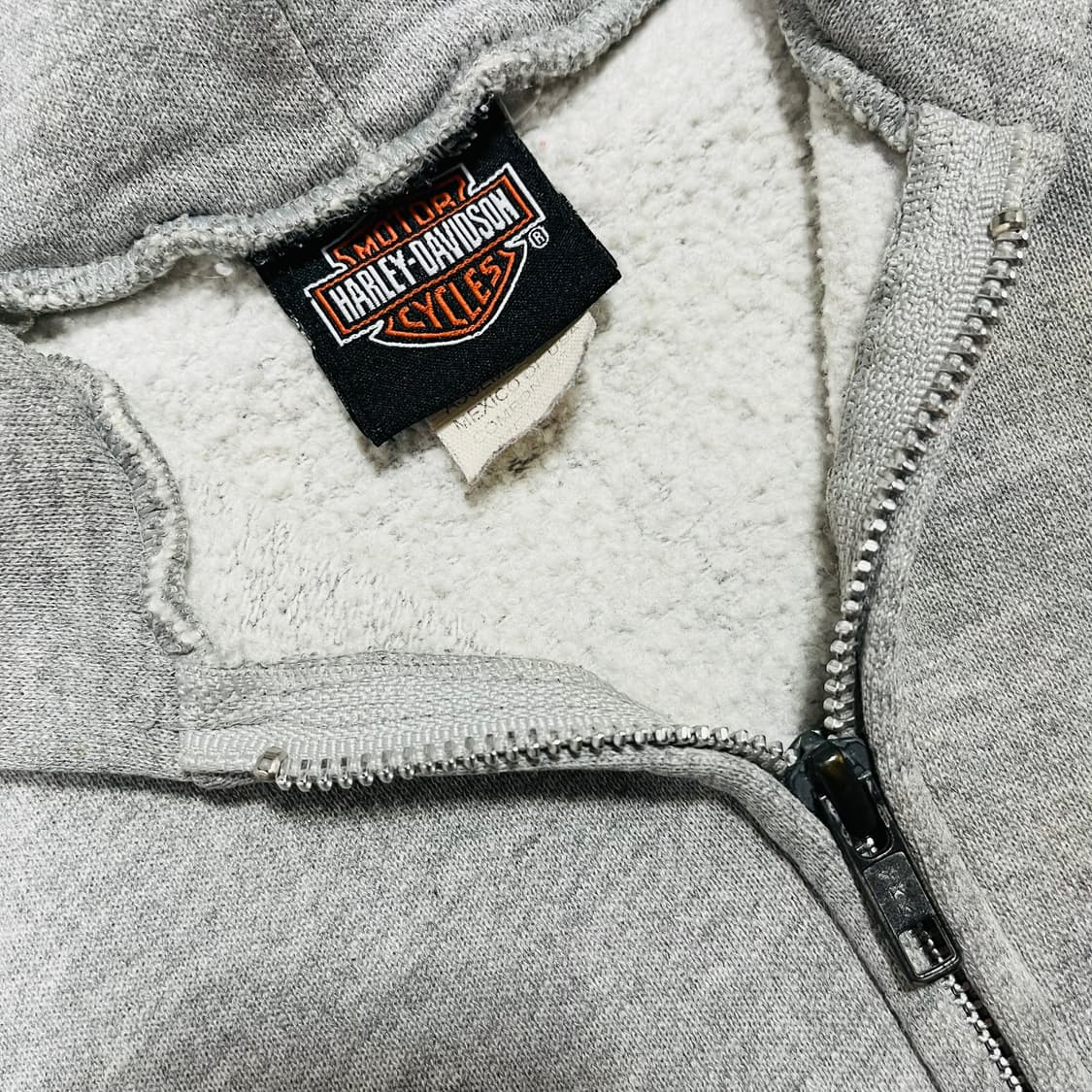 할리데이비슨 00s 플레임 웨스턴 빈티지 후디 집업 상품이미지8