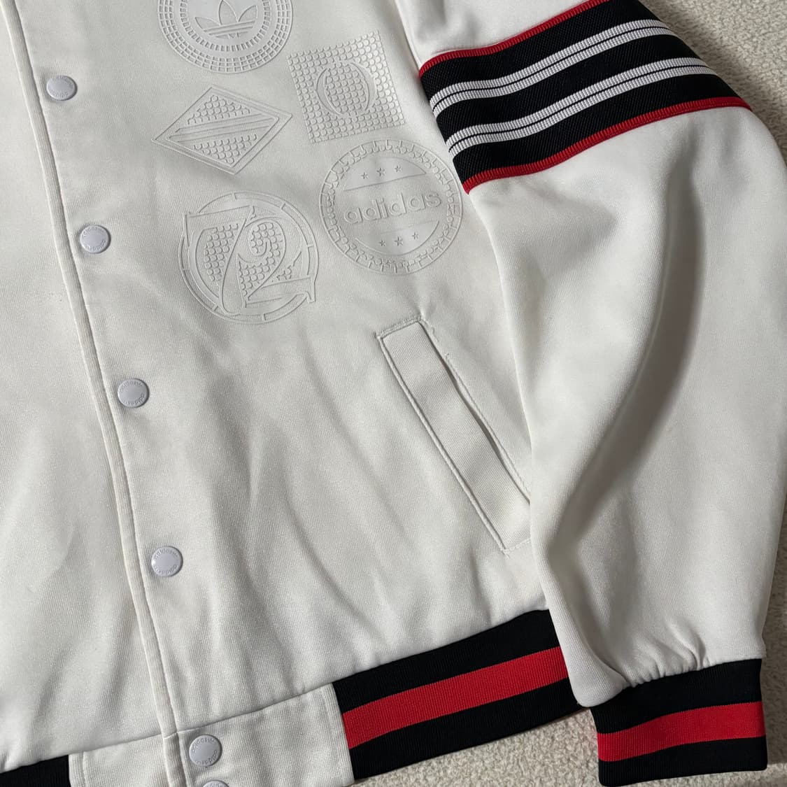 아디다스 테니스 로고 화이트 져지 상품이미지3